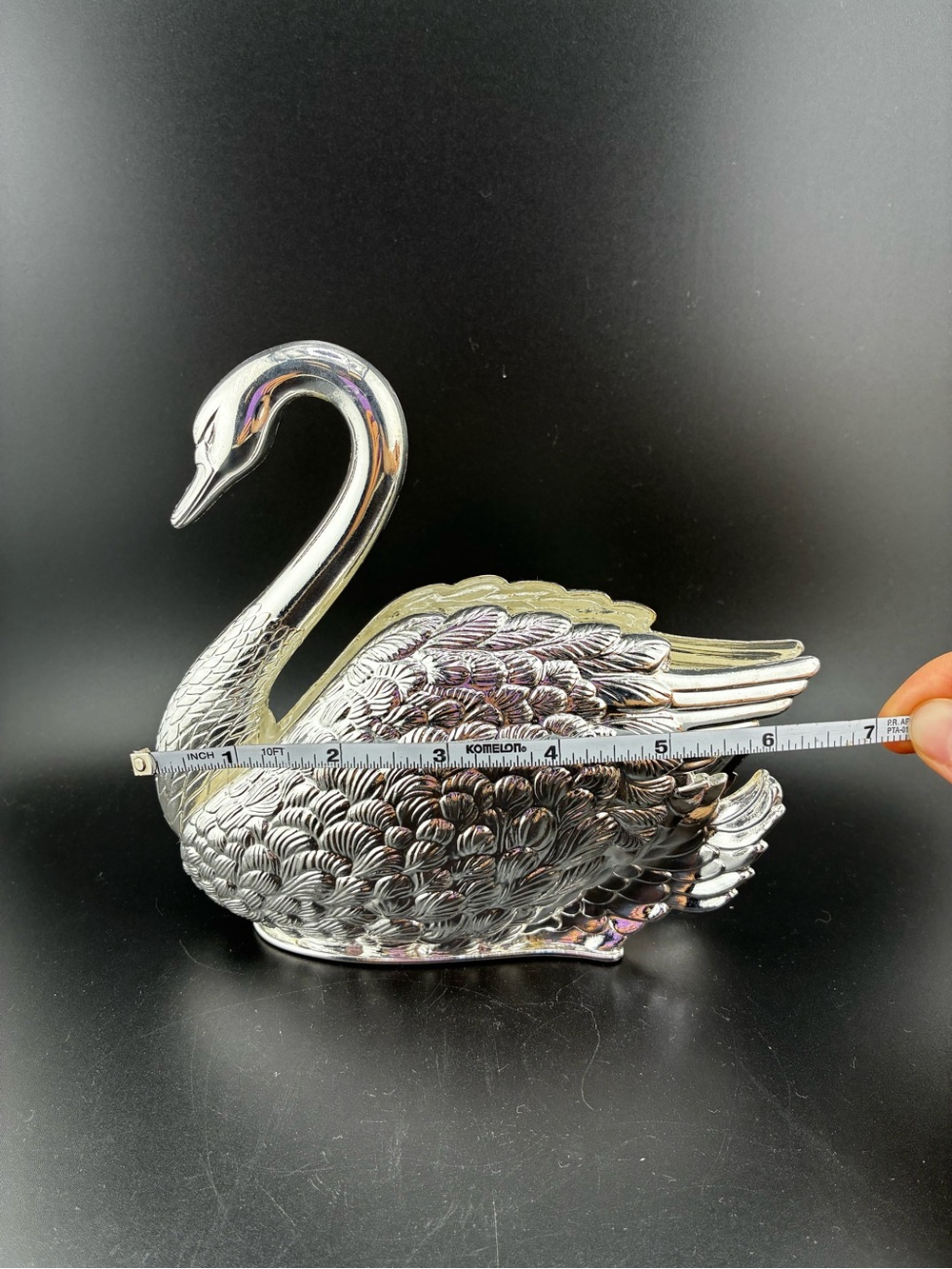1984 Godinger Silver plated Swan letter holder - Picture 11 of 12